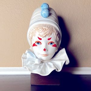 Vintage 1970’s Cybis “Funny Face” Clown, Collectible Porcelain, Lithuanian Artis